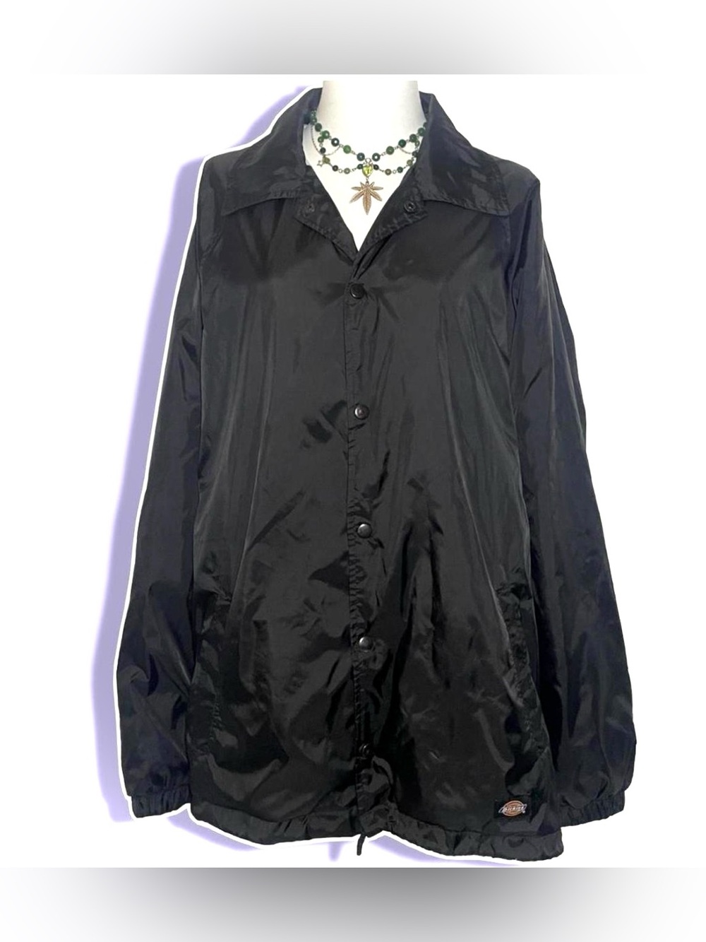 Dickies Black Men’s Button Up Windbreaker